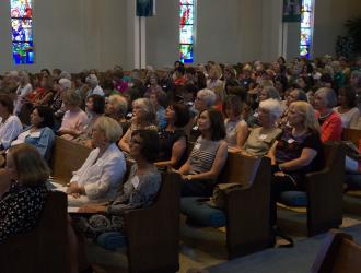 Audience in the Sanctuary