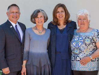 Founder Carol Palladini with our major supporters - Ron Gallo, Santa Barbara Foundation, Lois Mitchell, Orfalea and Betty Ellings Wells