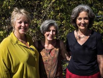 Sarah Stokes, Site Visit Chair; Carol Palladini, Founding Member and Sallie Coughlin, Steering Chair